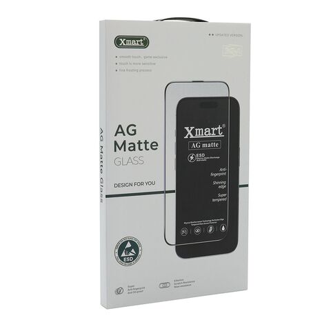 Tempered glass (zastitno staklo za ekran) X mart AG mat PRIVACY - iPhone 16 Pro (6.3)/iPhone 17 (6.3) (MS).