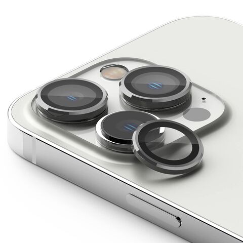Folija za zastitu kamere RING - iPhone 15 Pro (6.1)/iPhone 15 Pro Max (6.7) siva (MS).