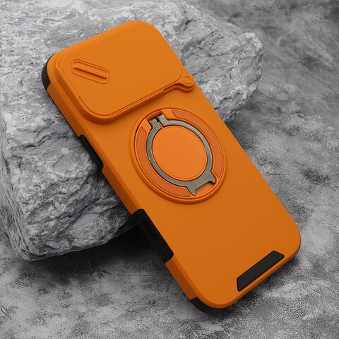 Zastitna futrola DEFENDER CAMSHIELD - iPhone 17 Pro Max (6.9) narandzasta (MS).