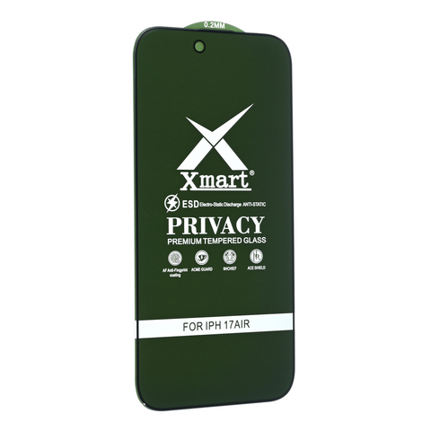 Tempered glass (zastitno staklo za ekran) X mart 9D Privacy - iPhone 17 Air.