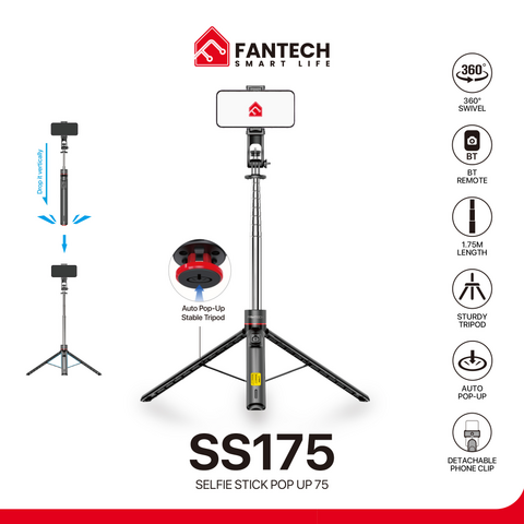 Selfie stick Fantech SS175 selfi stap crni.
