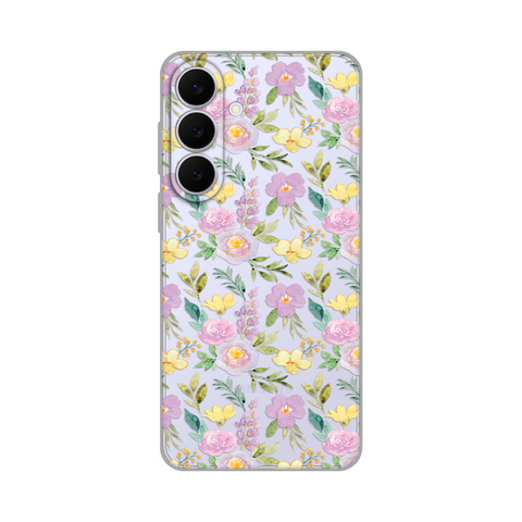 PRINT silikonska futrola skin (ultra tanka) - Samsung S731B Galaxy S25 Fe Soft Flowers.