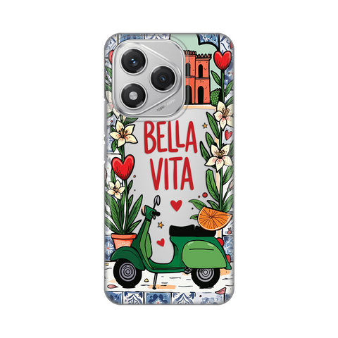 PRINT silikonska futrola skin (ultra tanka) - Huawei Honor 400 Lite Bella Vita.