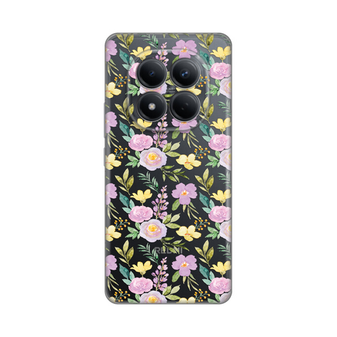 PRINT silikonska futrola skin (ultra tanka) - Xiaomi Redmi Note 15 Pro 4G Soft Flowers.