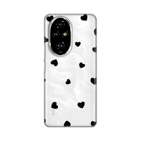 PRINT silikonska futrola skin (ultra tanka) - Huawei Honor 200 Pro Hearts.