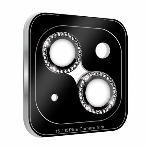 Zastita - kameru Diamond za iPhone 15 crna.