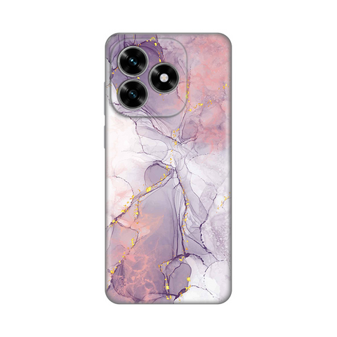 PRINT silikonska futrola - Huawei Honor X5c Plus Pink Marble.