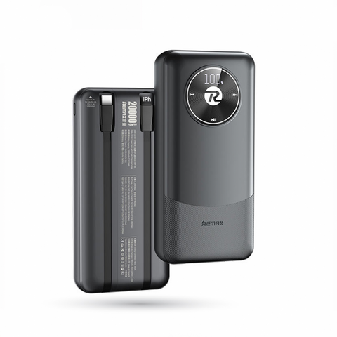 Back Up baterija (univerzalna) prenosiva baterija REMAX RPP-38 Fast Charging 20+22.5W 20000mAh crni.