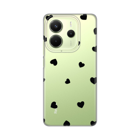 PRINT silikonska futrola skin (ultra tanka) - Xiaomi Redmi Note 14 4G (SRB) Hearts.