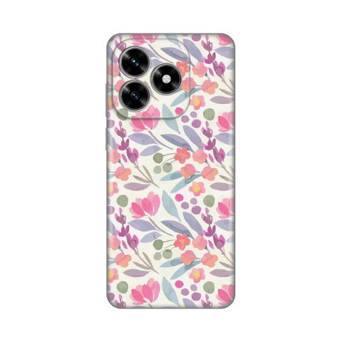 PRINT silikonska futrola - Huawei Honor X5c Plus Watercolor Flowers.
