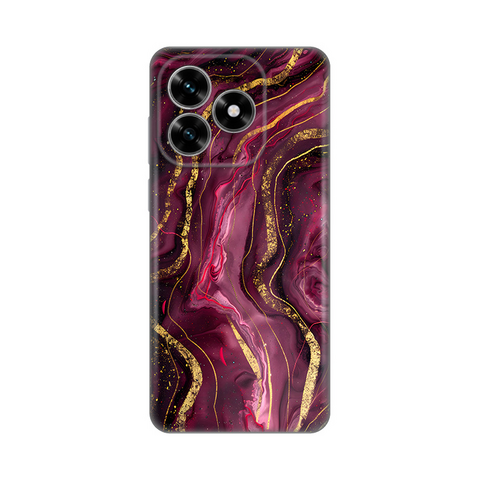 PRINT silikonska futrola - Huawei Honor X5c Plus Burgundy.