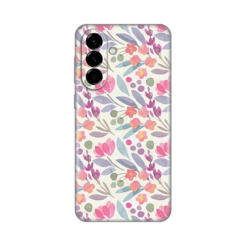 PRINT silikonska futrola - Samsung A576 Galaxy A57 5G Watercolor Flowers.
