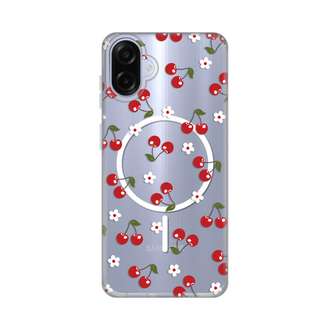Zastitna futrola print Magsafe - Samsung A075F Galaxy A07 Cute Cherries.