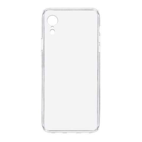 PROTECT silikonska futrola skin (ultra tanka) - iPhone XR providna (bela) (MS).