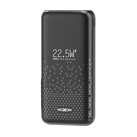 Back Up baterija (univerzalna) Moxom MX-PB203 fast PD20W + SCP22.5W 20000mAh crni (MS).