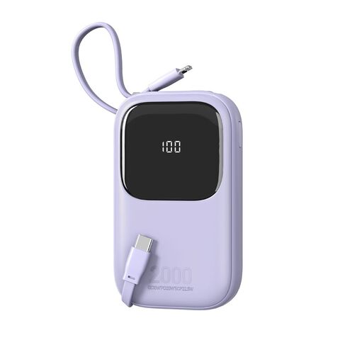 Back Up baterija (univerzalna) Moxom MX-PB129 PD20W + QC18W + SCP22.5W 20000mAh ljubicasti (MS).