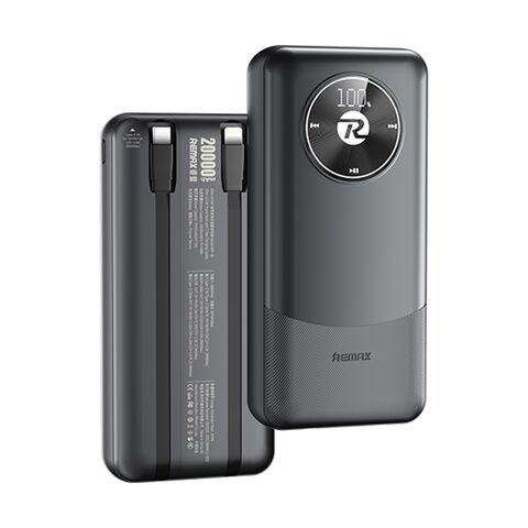 Back Up baterija (univerzalna) REMAX RPP-38 20W PD+22.5W QC 20000mAh crni (MS).