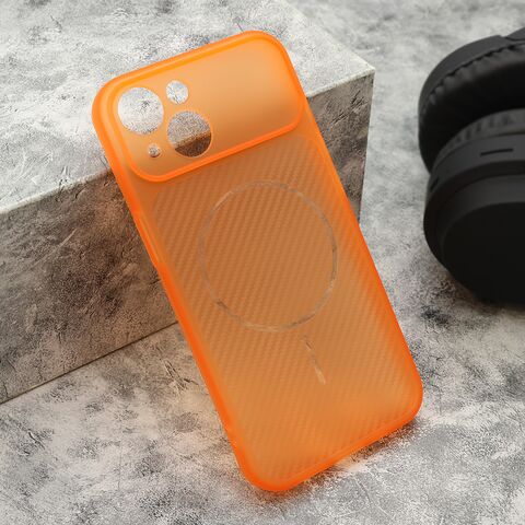 Zastitna futrola AIR STRIPE - iPhone 15 narandzasta (MS).