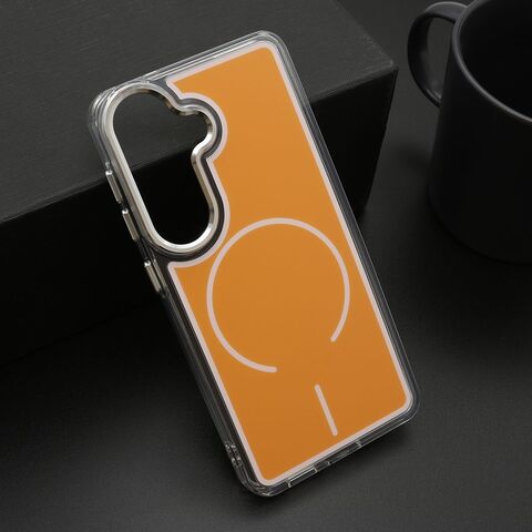 Zastitna futrola CLASSIC LOOK MagSafe - Samsung S941 Galaxy S26 5G narandzasta (MS).