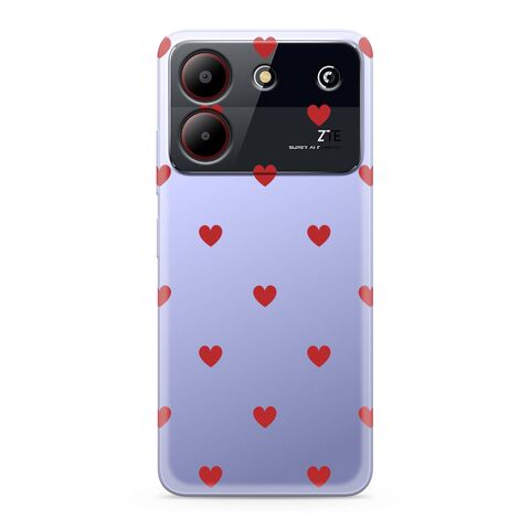 PRINT CLEAR silikonska futrola skin (ultra tanka) - ZTE Blade A54 SP013 (MS).