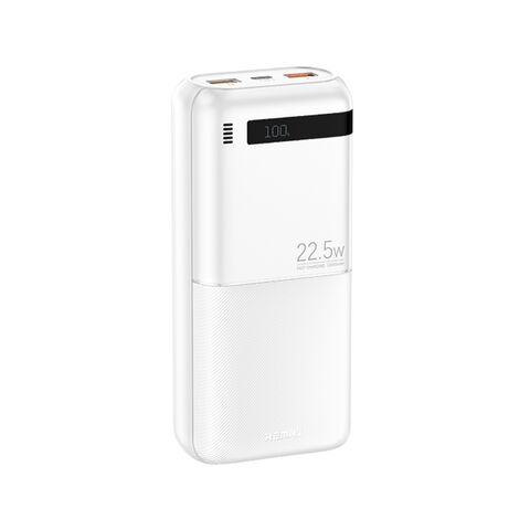 Back Up baterija (univerzalna) REMAX Piloteer 20W PD+22.5W QC 20000mAh RPP-72 beli (MS).