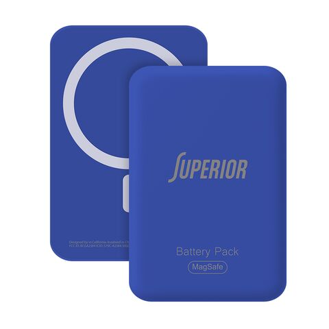 Back Up baterija (univerzalna) MagSafe Superior 15W 5000 mAh plavi (MS).