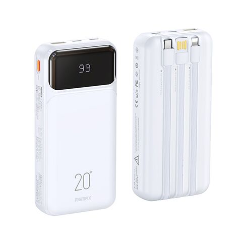 Back Up baterija (univerzalna) REMAX Reyluck Series RPP-686 fast 2.1A 20000mAh beli (MS).