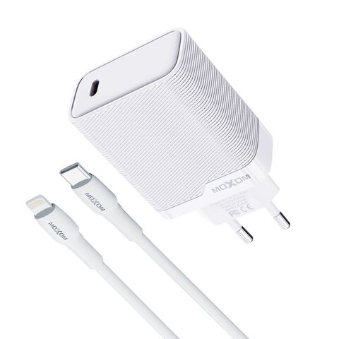 Kucni punjac Moxom MX-HC293 20W Type-C na Lightning beli (MS).