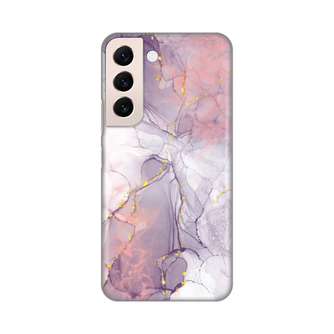 PRINT silikonska futrola - Samsung Galaxy S22 Pink Marble.