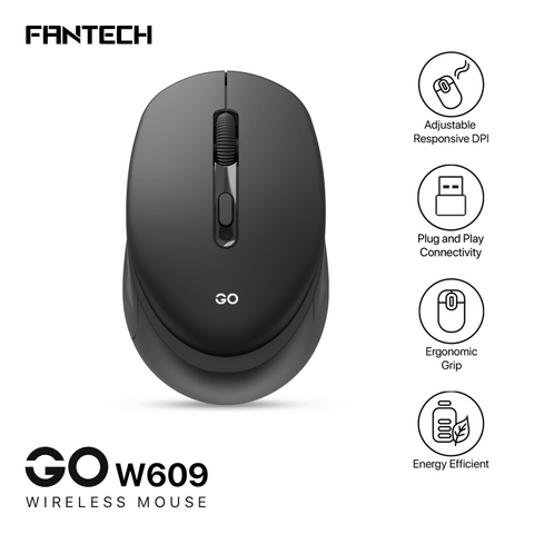 Mis Wireless Fantech W609 GO crni.