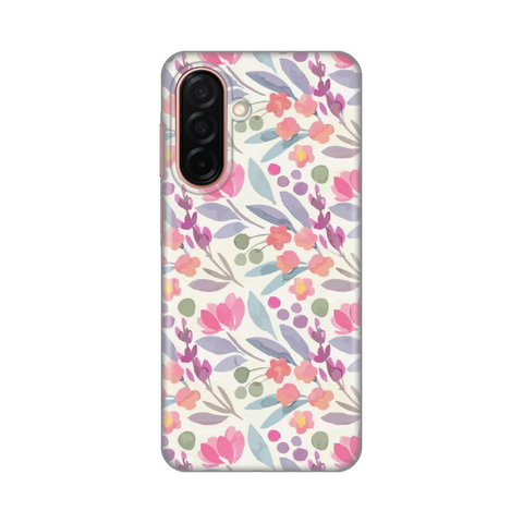 PRINT silikonska futrola - Samsung A266 Galaxy A26 5G Watercolor Flowers.
