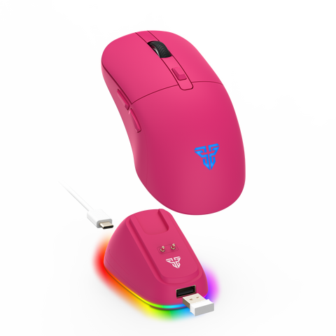 Mis Wireless Gaming Fantech WG9RD Kanata pink.