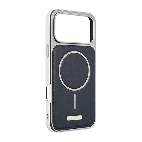 Zastitna futrola Magsafe Urban Leather - iPhone 17 Pro Max 6.9 tamno plava.