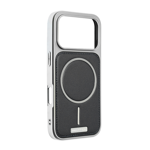 Zastitna futrola Magsafe Urban Leather - iPhone 17 Pro crna.