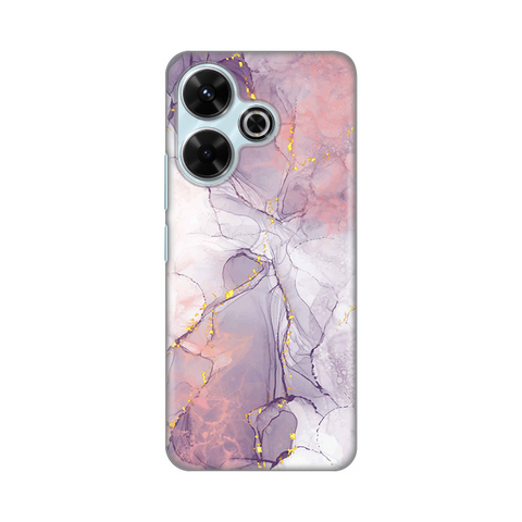 PRINT silikonska futrola - Xiaomi Redmi 13 Pink Marble.