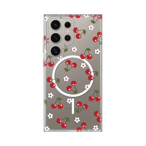 Zastitna futrola print Magsafe - Samsung Galaxy S23 Ultra Cute Cherries.
