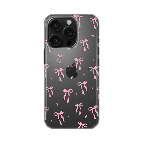 PRINT silikonska futrola skin (ultra tanka) - iPhone 16 Pro Cute Bow.