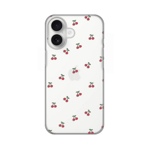 PRINT silikonska futrola skin (ultra tanka) - iPhone 16 6.1 Little Cherry.