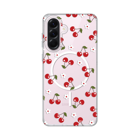 Zastitna futrola print Magsafe - Samsung A566 Galaxy A56 Cute Cherries.