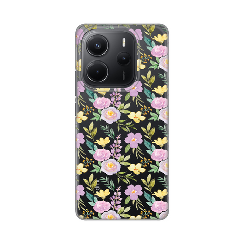 PRINT silikonska futrola skin (ultra tanka) - Xiaomi Redmi Note 14 4G (SRB) Soft Flowers.