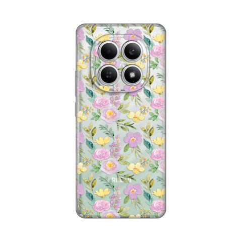 PRINT silikonska futrola skin (ultra tanka) - Xiaomi Redmi Note 15 4G/5G Soft Flowers.