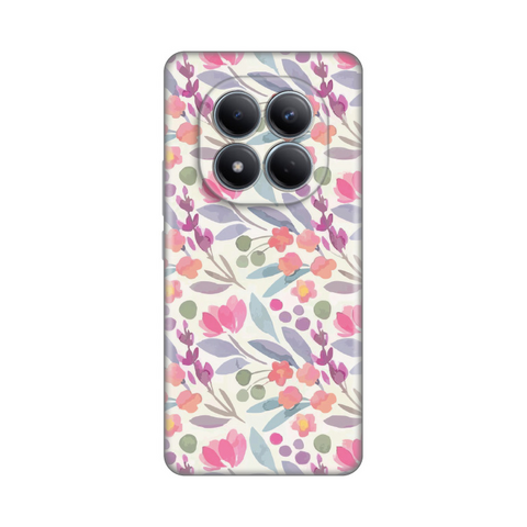 PRINT silikonska futrola - Xiaomi Redmi Note 15 Pro 4G Watercolor Flowers.