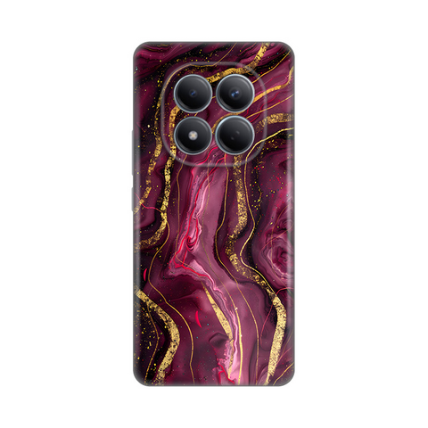 PRINT silikonska futrola - Xiaomi Redmi Note 15 Pro 4G Burgundy.