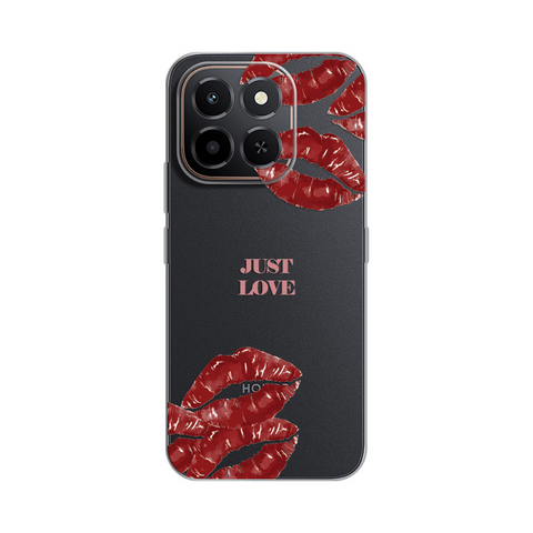 PRINT silikonska futrola skin (ultra tanka) - Huawei Honor X6c Just Love Pink.
