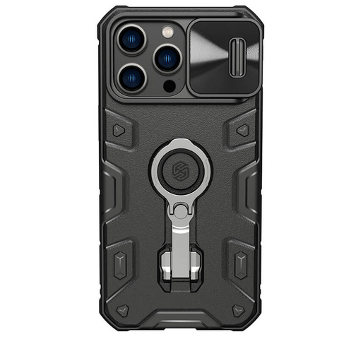 Zastitna futrola Nillkin CamShield Armor Pro Magnetic - iPhone 14 Pro crna.
