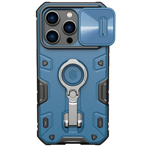 Zastitna futrola Nillkin CamShield Armor Pro - iPhone 14 Pro plava.
