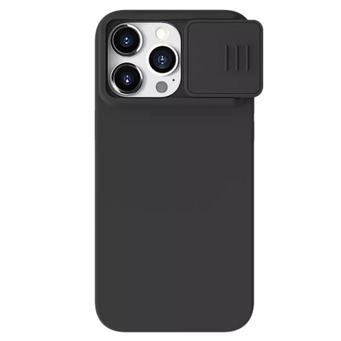 Zastitna futrola Nillkin CamShield Silky - iPhone 15 Pro 6.1 crna.