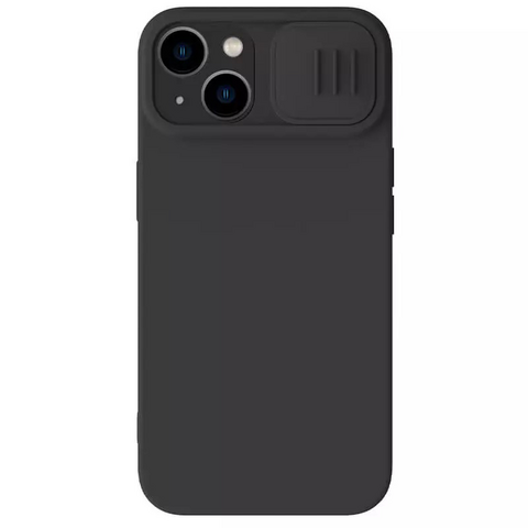 Zastitna futrola Nillkin CamShield Silky - iPhone 15 Plus crna.