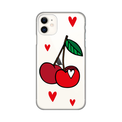 PRINT silikonska futrola - iPhone 11 6.1 Cherry.