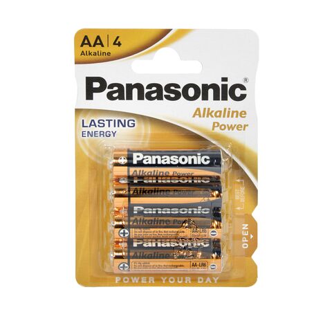 Baterija alkalna 1.5V AA LR6 blister 4/1 Panasonic (MS).